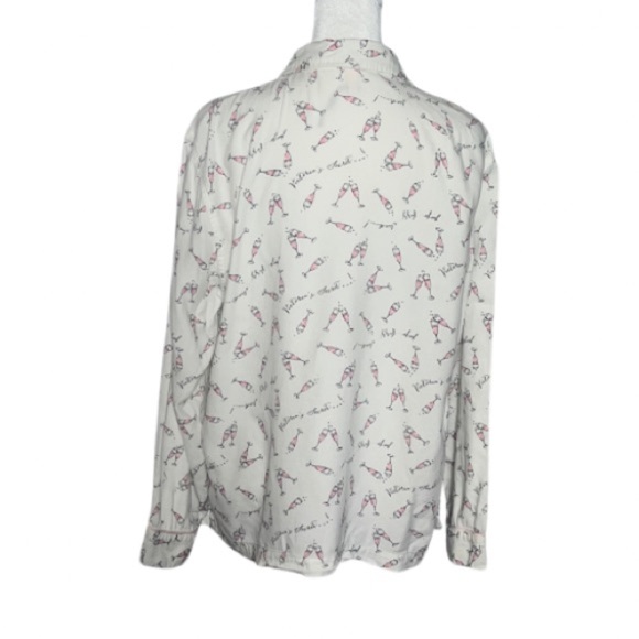 Victoria’s Secret Pink Champagne Print Pajama Set - Size M - Picture 4 of 7